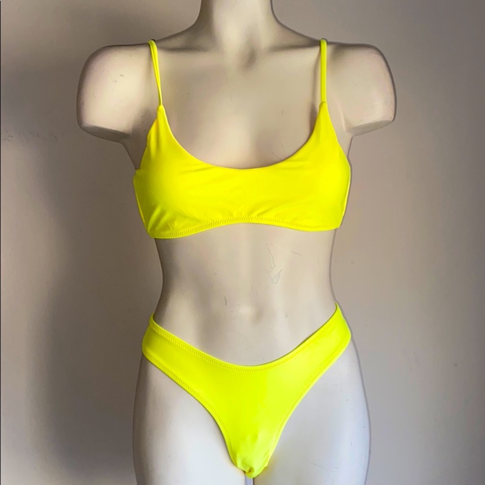 Yellow bikini swimsuit NWT